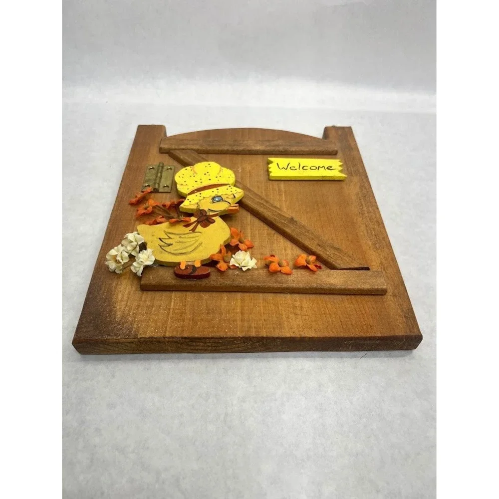 Handmade vintage wooden